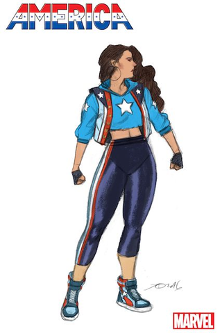 America sketch by Joe Quinones.